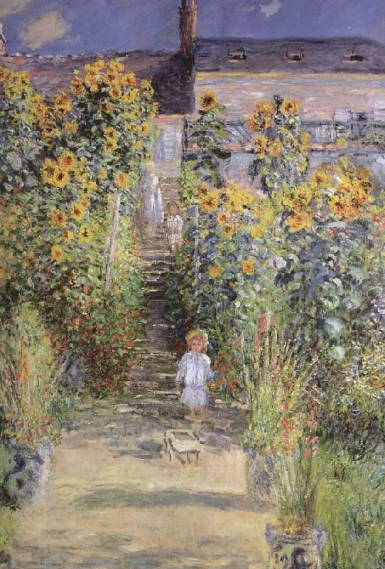 Claude Monet The Artist-s Garden at Veheuil China oil painting art